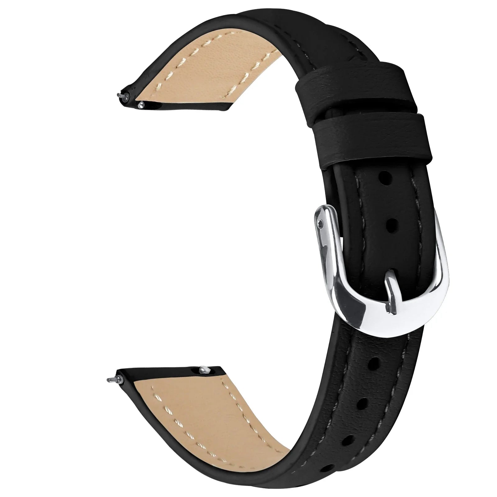 Leather Bracelet Band Suitable for Huawei Watch GT6 GT5 GT4 41mm with Metal Buckle Suitable for Huawei Watch 5/GT5pro 42mm