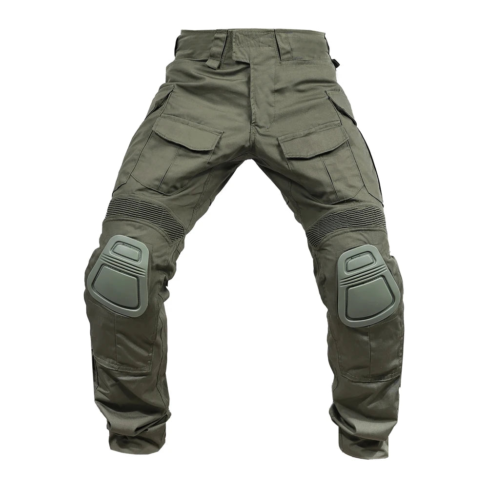 SINAIRSOFT G3 Combat Pants with Knee Pads Tactico Trousers MC gen3 Outdoor Hunting Camouflage