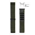 20mm 22mm Quick Release Hook Loop Elastic Sailcloth Nylon Watch Strap Adjustable Comfortable Universal Replacement Watchbands