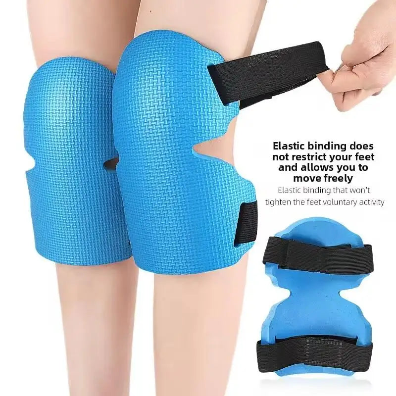 1pair Knee Protection Pad Labor Insurance Garden Knee Pads Thickened Wear-Resistant Knee Protectors with Adjustable Straps