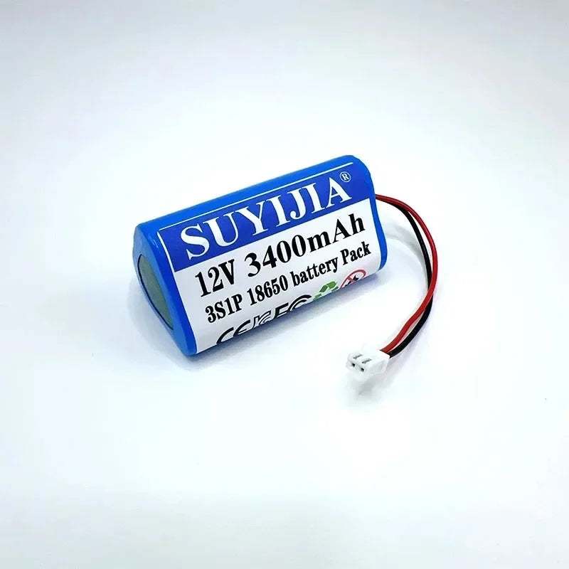 New Original 12V 3S1P Battery 6800mAh 12.6v 11.1v 18650 Lithium-ion Battery Pack Rechargeable Battery for CCTV Camera Fascia Gun