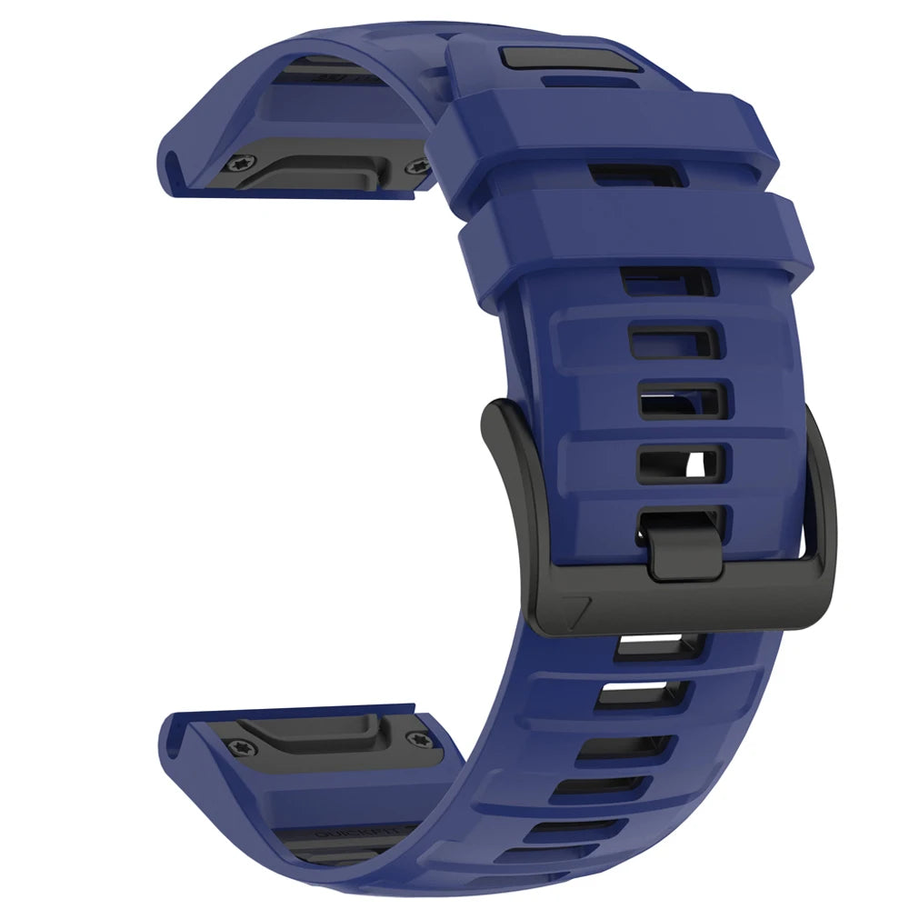 Fenix8 Watch Band For Garmin Fenix 8 Pro 47mm 51mm E 7 7X 6 6X/Epix Pro/Tactix8 970 965 QuickFit 22mm 26mm Sports Silicone Strap