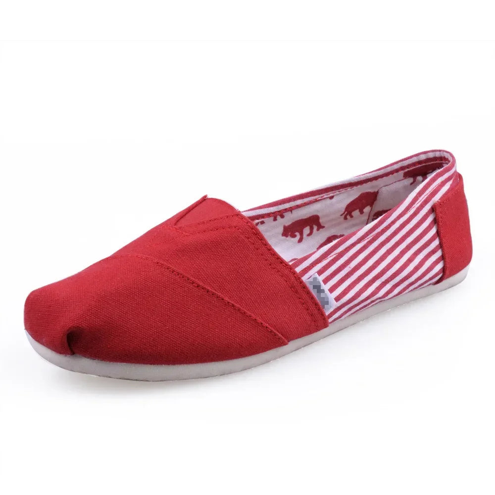 Summer Blue Loafers Men Classic Canvas Flats Shoes Women Comfortable Breathable Men Casual Shoes Slip-on Espadrilles