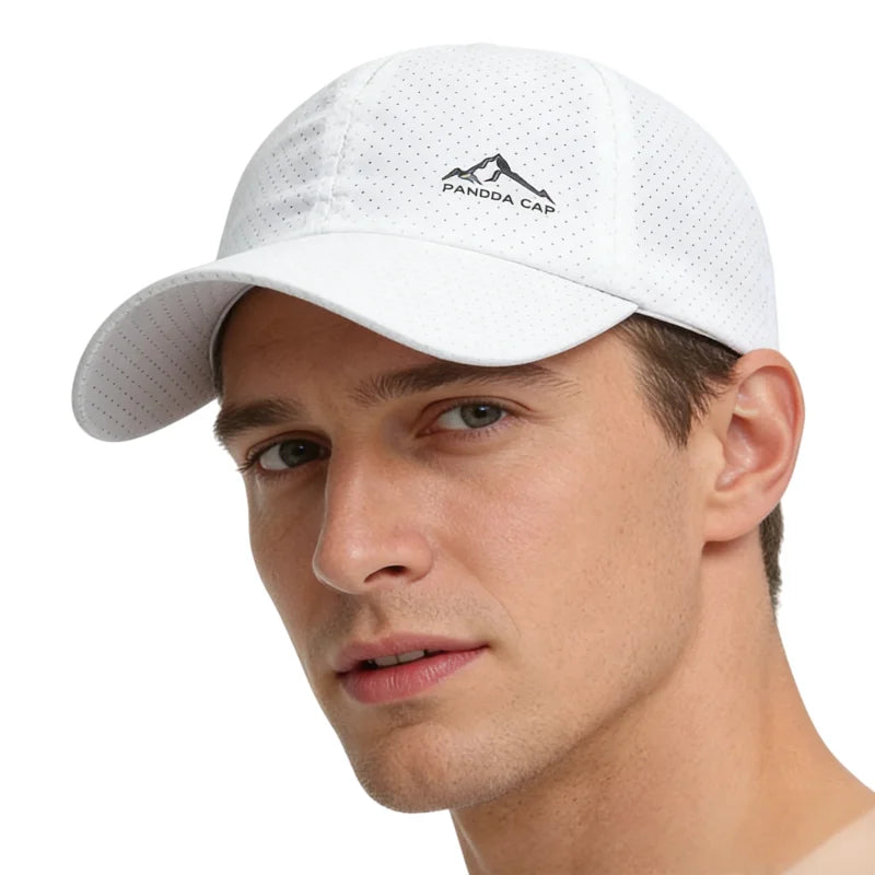 2pcs Sports Baseball Cap, Snow Mountain Print, Quick-drying, Spring Summer Leisure, D Suitable for Both Men and Women
